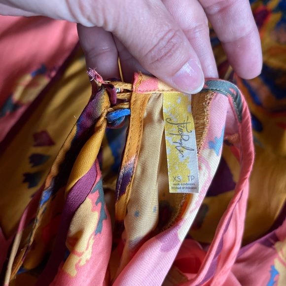 FREE PEOPLE Tank Tunic Side-Straps Pockets Back Cutout - Picture 7 of 8